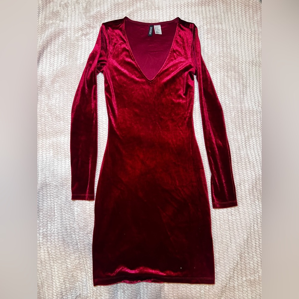 Velour party dress